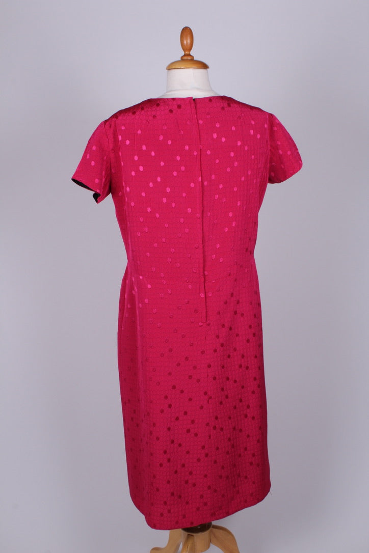 Pink cocktailkjole 1960. L-Xl
