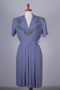 Solgt vintage tøj - Kjole fra Fonnesbech 1940. L - Solgt - Vintage Divine - 1