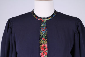 Solgt vintage tøj - Kjole i silke 1930. M - Solgt - Vintage Divine - 6