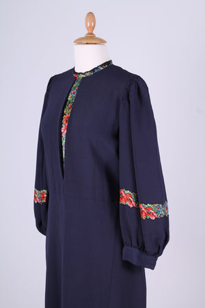 Solgt vintage tøj - Kjole i silke 1930. M - Solgt - Vintage Divine - 4