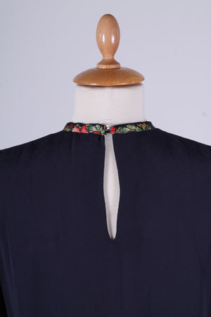 Solgt vintage tøj - Kjole i silke 1930. M - Solgt - Vintage Divine - 8