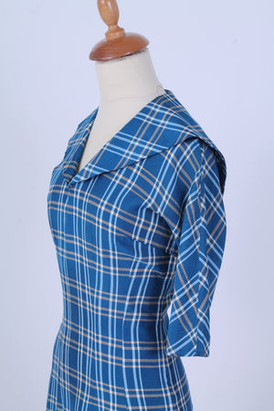 Solgt vintage tøj - Ternet hverdagskjole, USA, XS-S - Solgt - Vintage Divine - 6
