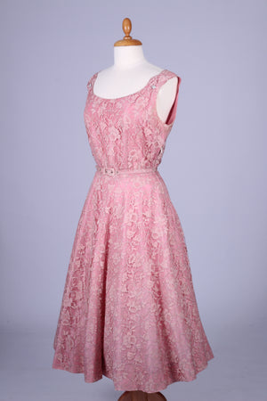Rosa blondekjole 1950. S/M