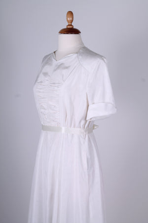 Vintage tøj - Brudekjole 1940. L - Vintage kjoler fra 1940'erne - Vintage Divine - 3