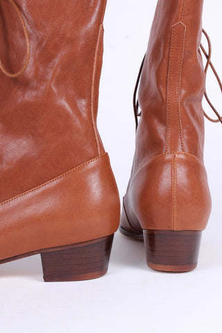 Snørestøvler, 1915-1920 - Lysebrun - Ruth