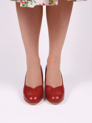 1950'er New Look pump - Rød - Julia