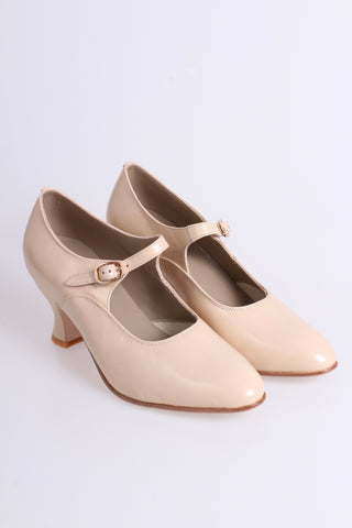 1920'er Mary Jane pumps - Creme- Yvonne