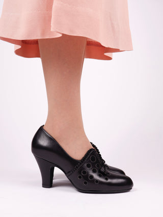 Art Deco 1930'er pumps - sort - Stella