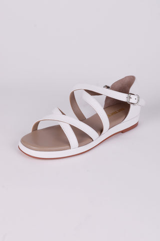 1950'er sommer sandal - Hvid - Sophia