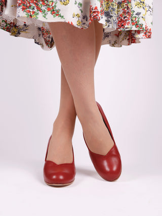 1950'er New Look pump - Rød - Julia