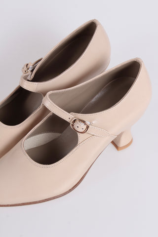 1920'er Mary Jane pumps - Creme- Yvonne