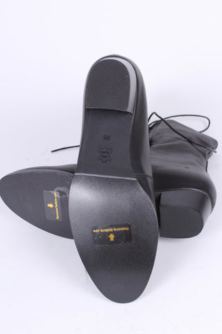 Bløde snørestøvler, 1915-1920 - Sort - Ruth