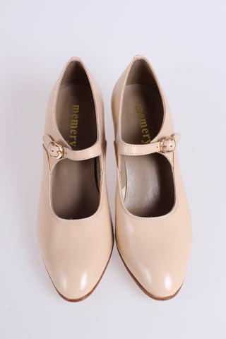 1920'er Mary Jane pumps - Creme- Yvonne