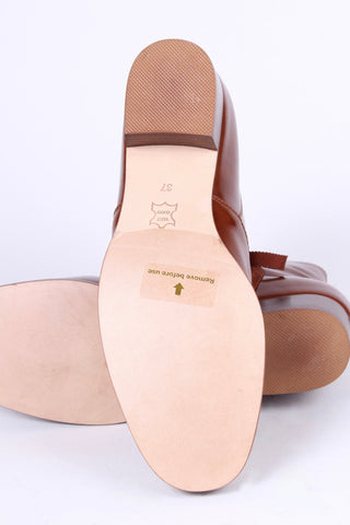 1910'er / 1920'er vintage style læderstøvler - Brun - Britta