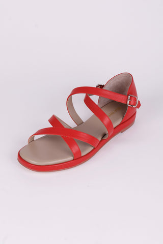 1950'er sommer sandal - Rød - Sophia