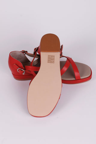 1950'er sommer sandal - Rød - Sophia