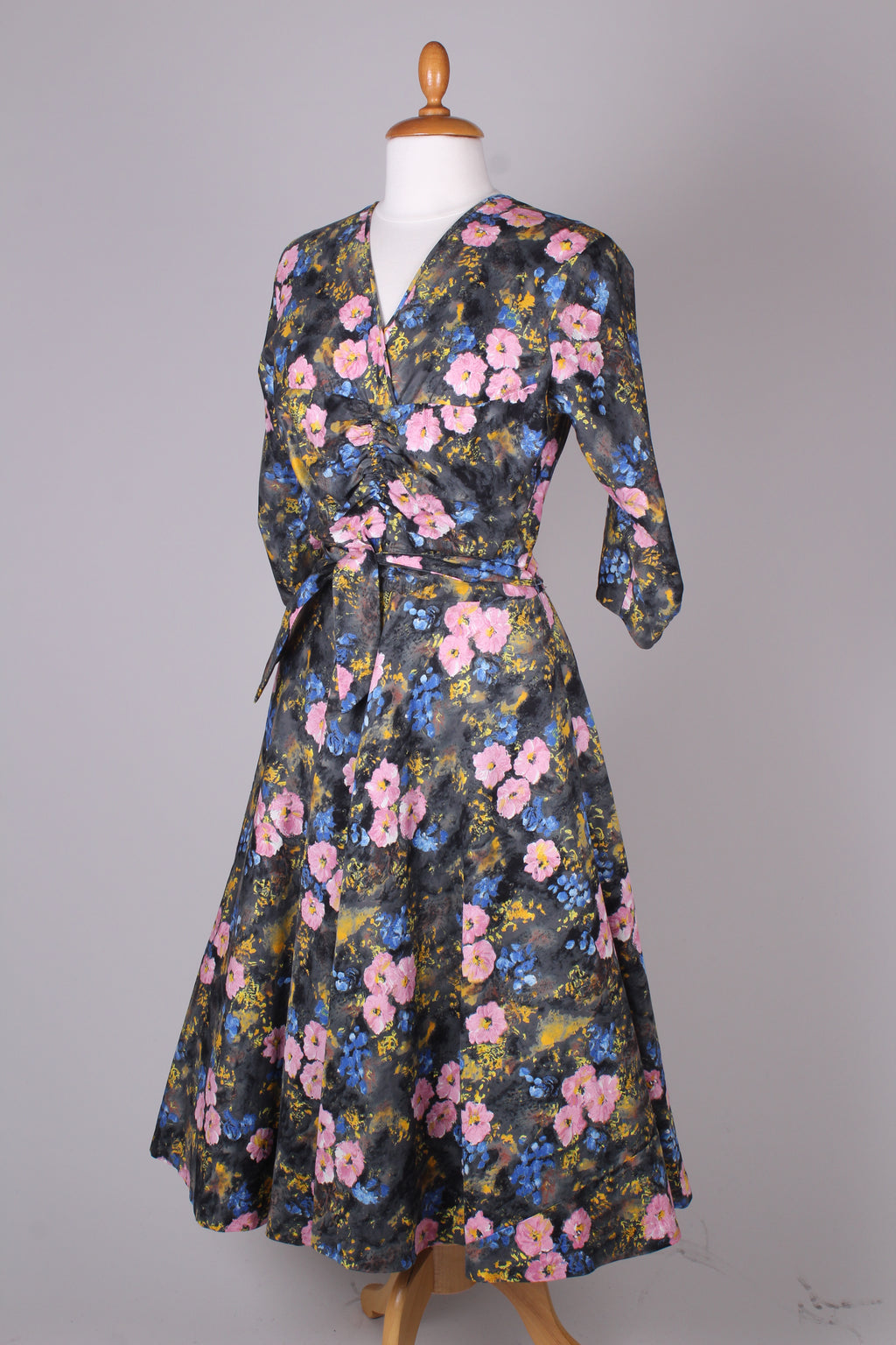 Blomstret kjole. 1950. M