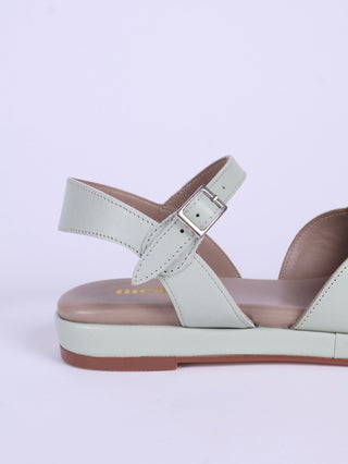 1950'er sommersandal med sky-formet mønster - Mint - Joy