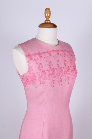 Lyserød sommerkjole. 1960. S