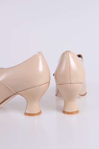 1920'er Mary Jane pumps - Creme- Yvonne
