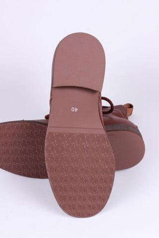 Herre 1940'er WWII militær snørestøvler - Brun - Robbie