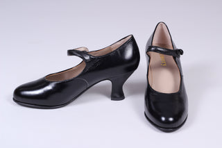 1920'er Mary Jane pumps - Sort - Asta