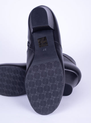 1940er ankelstøvle med lynlås - Sort - Marion