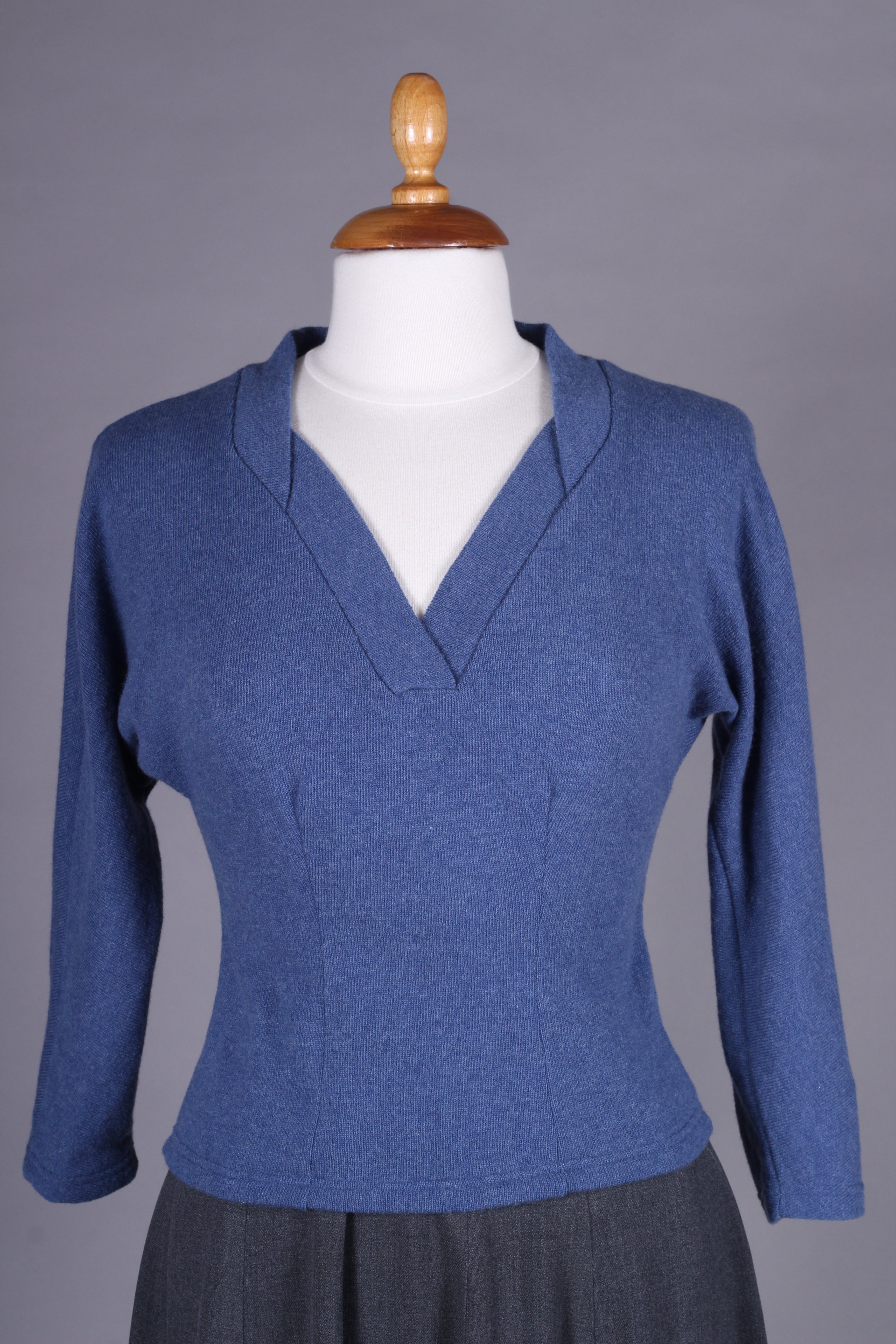 1950’er vintage style pullover - Lyseblå - Elsa
