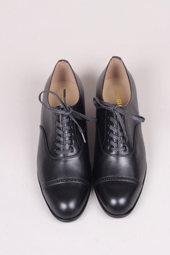 Edwardian style Oxford sko, 1900-1920 - Sort - Florence