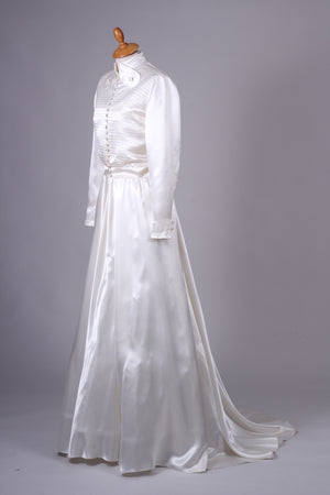 Brudekjole med jakke 1950. S