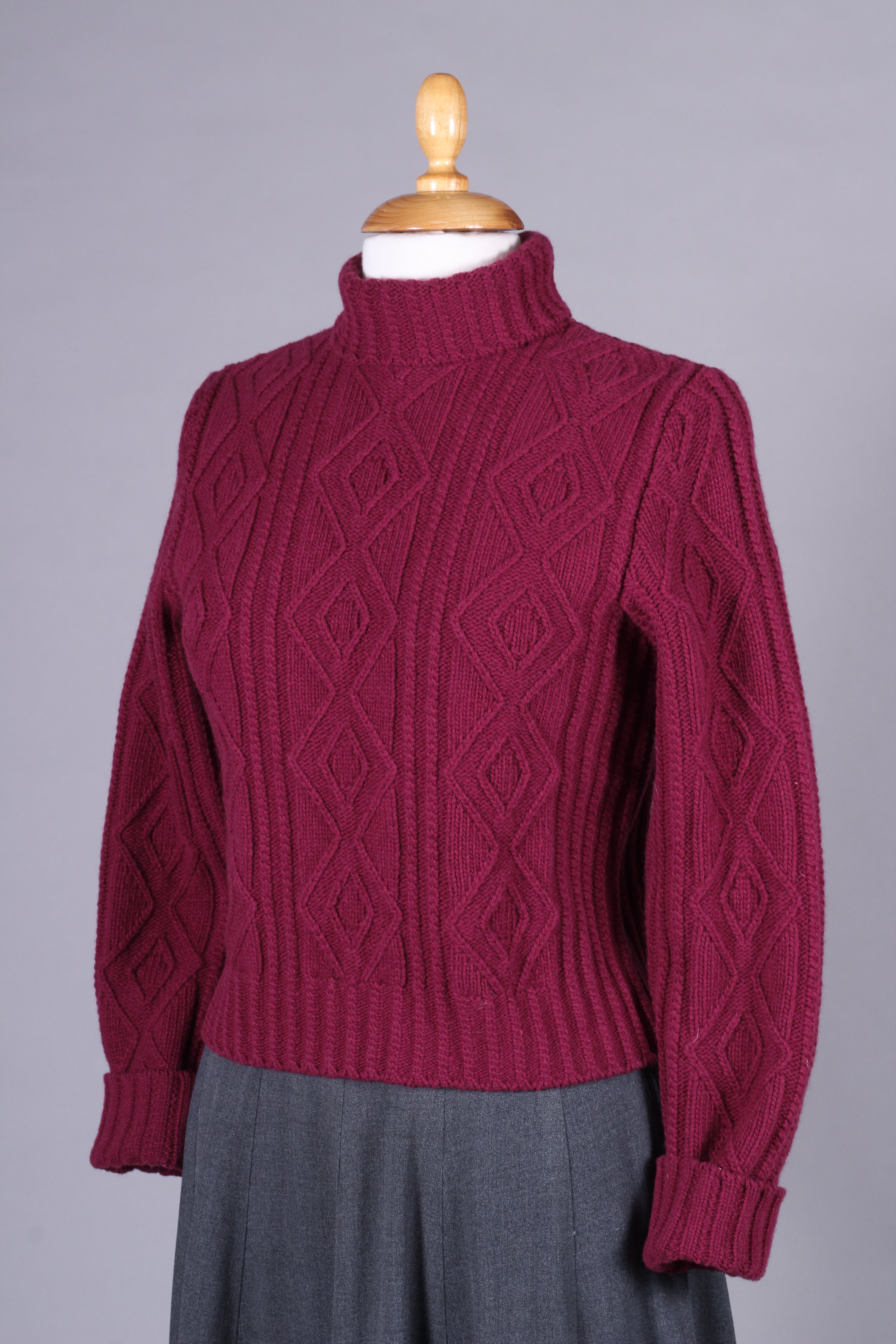 1950'er / 1960'er inspireret vintage rullekrave pullover -Inger
