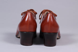 1930'er oxford sko - Cognac brun - Juliette