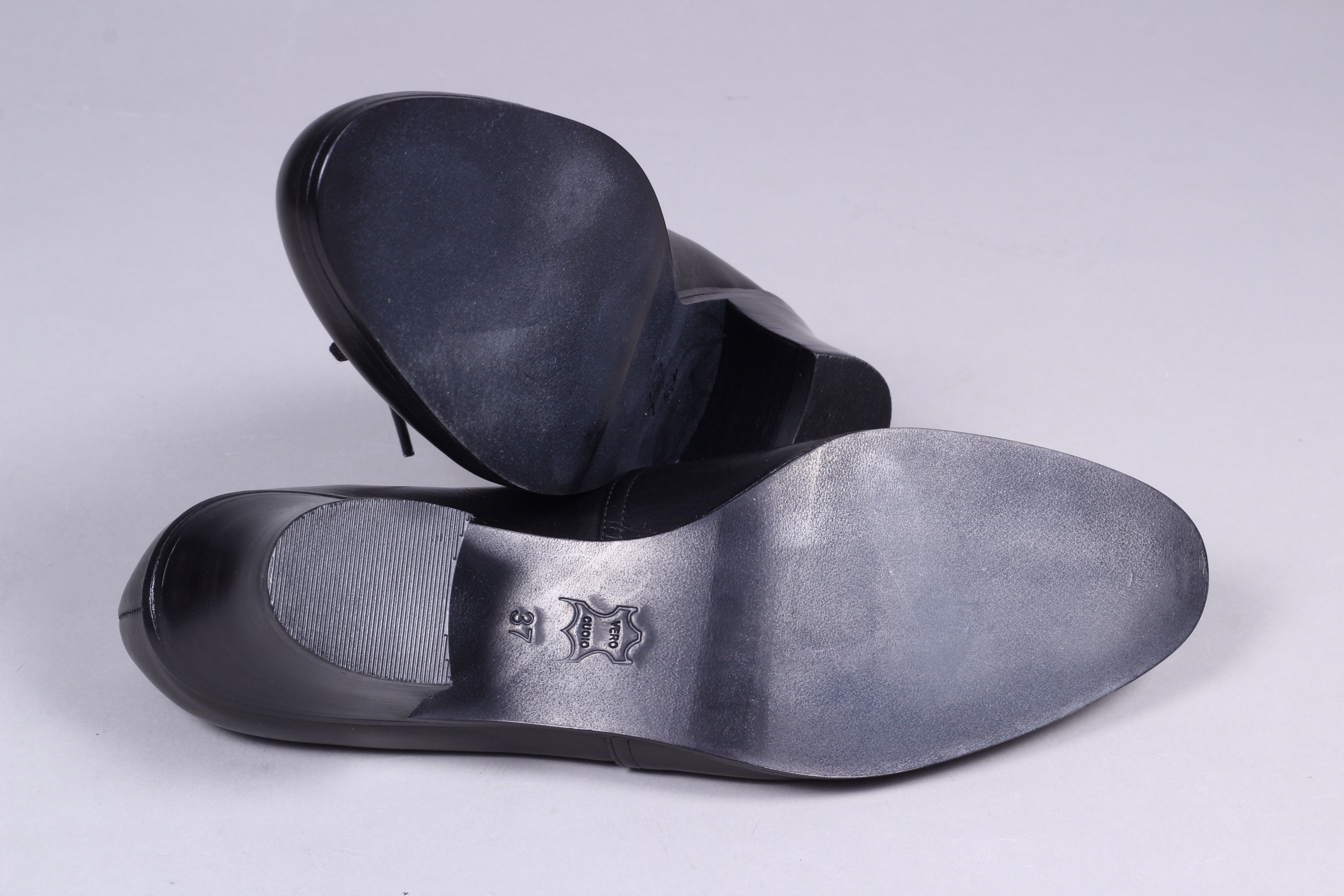 1930'er vintage inspirerede oxford sko - Sort - Emma