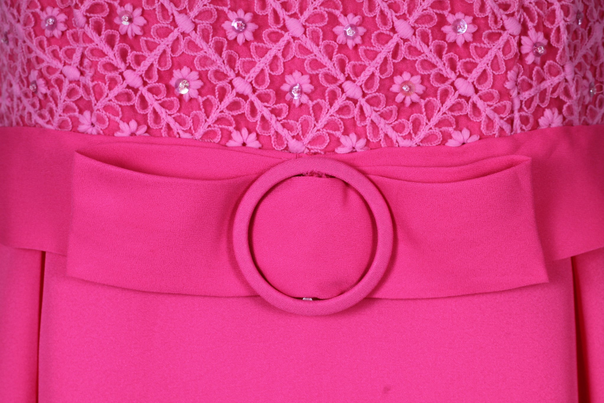 Solgt vintage tøj - Pink cocktailkjole 1960. S-M - Solgt - Vintage Divine - 3