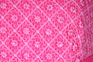 Solgt vintage tøj - Pink cocktailkjole 1960. S-M - Solgt - Vintage Divine - 4