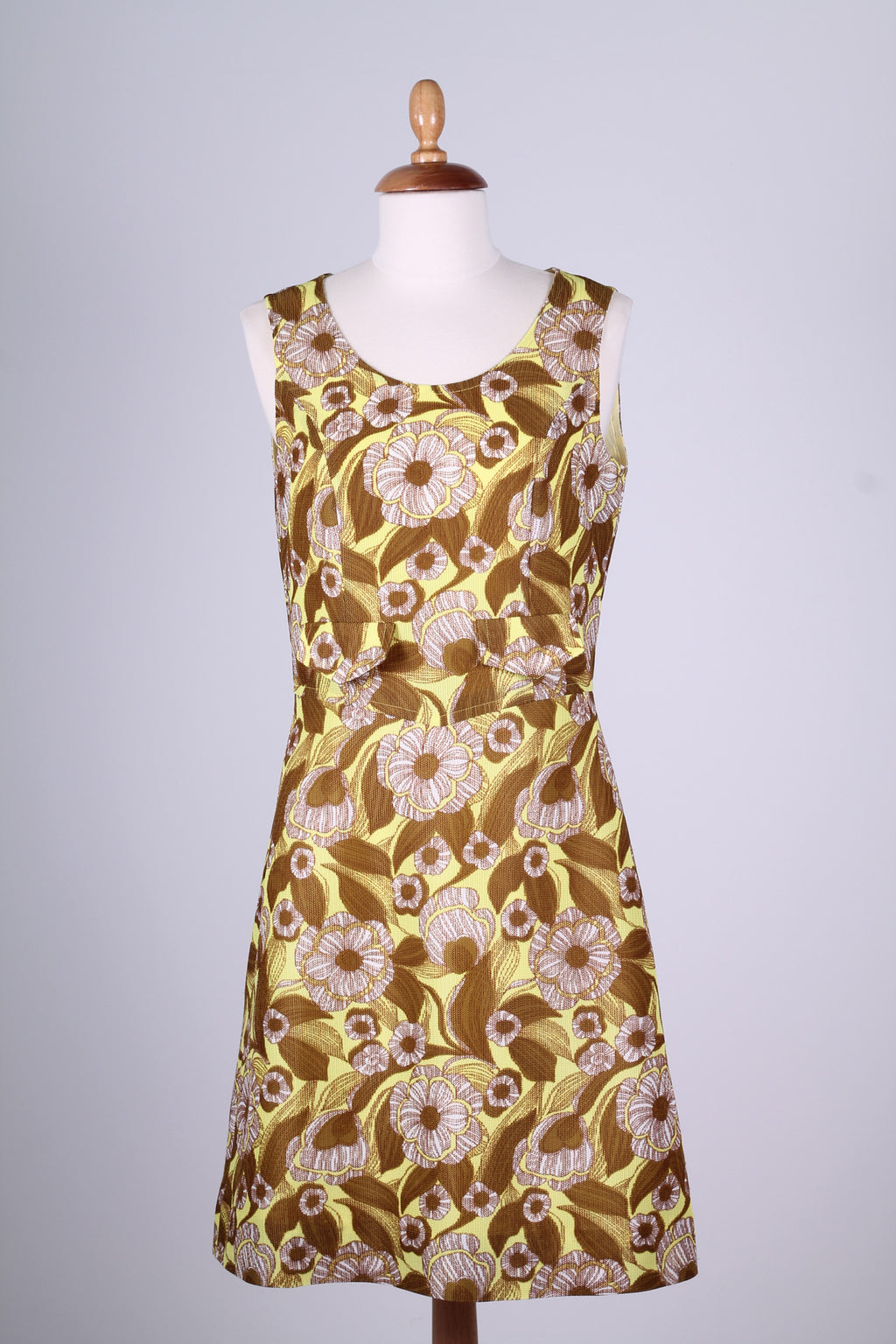 Vintage tøj - Sommerkjole med print 1960. S - Vintage kjoler fra 1960'erne - Vintage Divine - 1