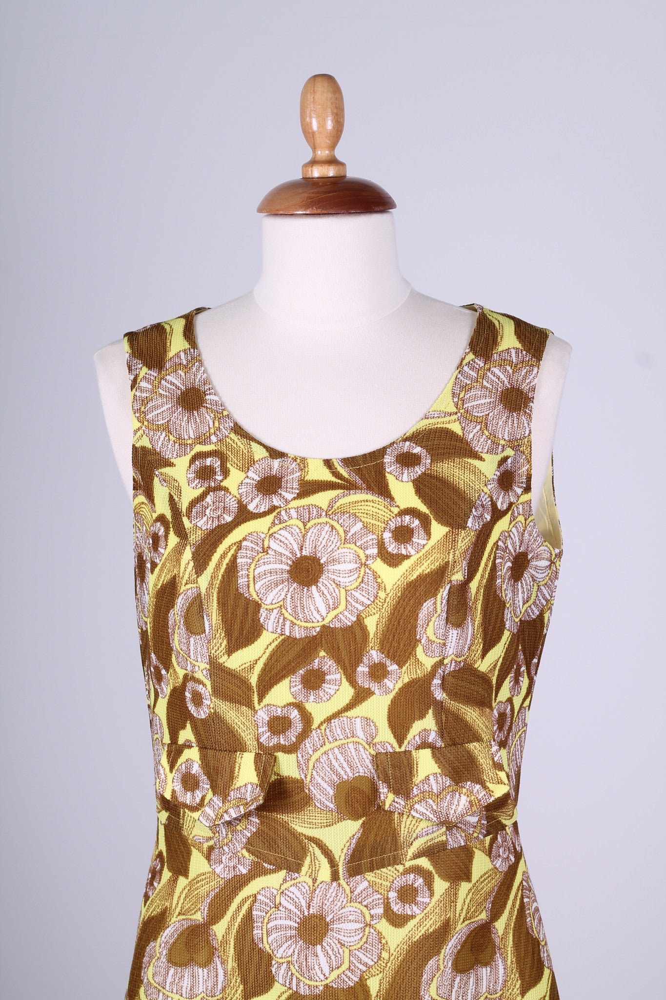 Vintage tøj - Sommerkjole med print 1960. S - Vintage kjoler fra 1960'erne - Vintage Divine - 3