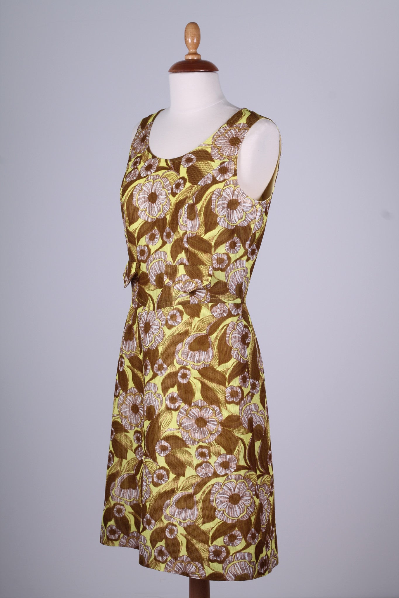 Vintage tøj - Sommerkjole med print 1960. S - Vintage kjoler fra 1960'erne - Vintage Divine - 2