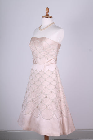 Solgt vintage tøj - Selskabskjole 1950. S-M - Solgt - Vintage Divine - 2
