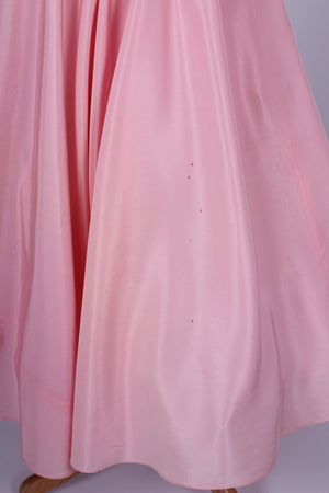 Lyserød brudekjole med bolero. 1956 S-M