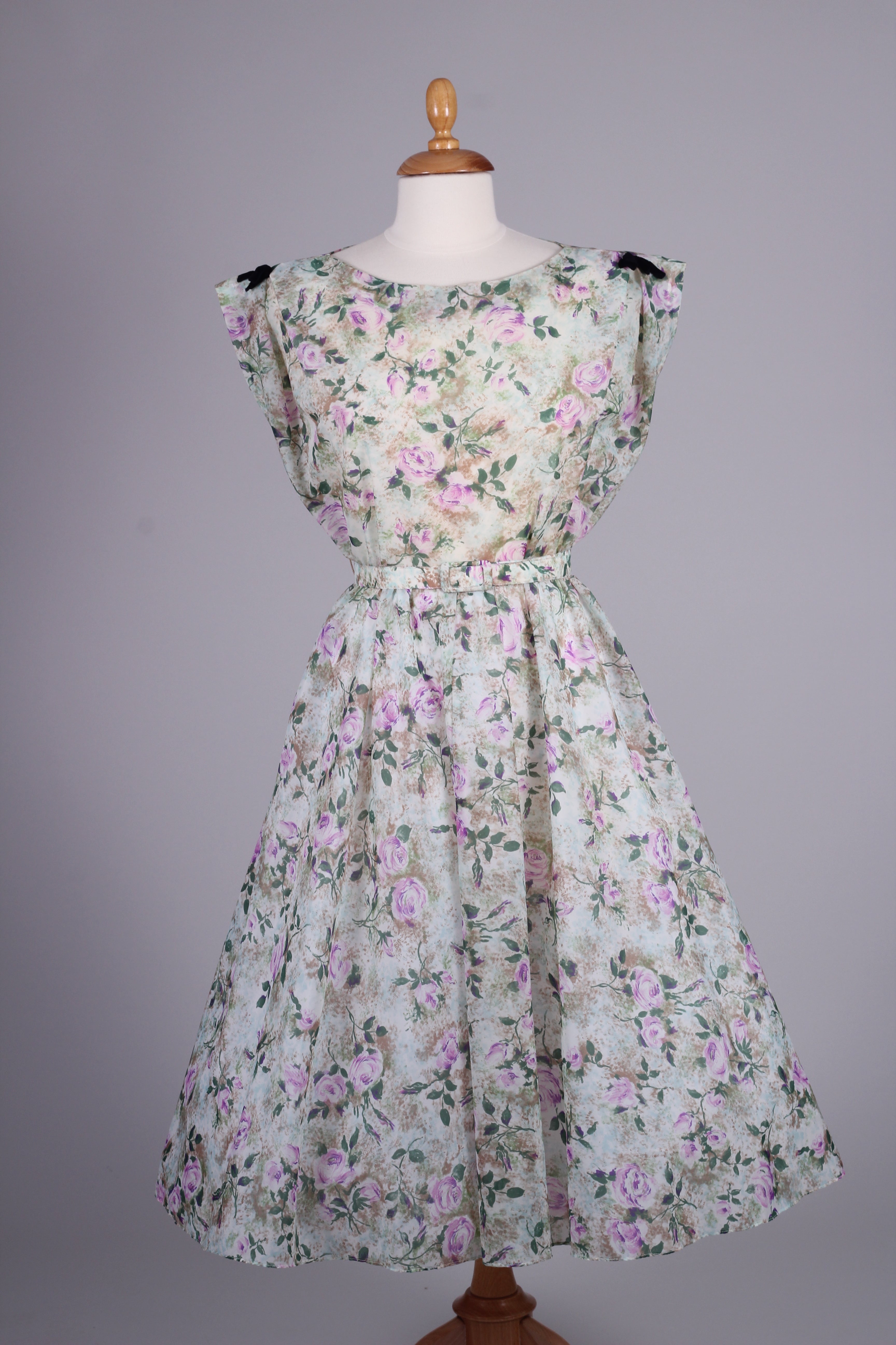 Blomstret kjole 1950. M