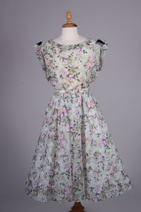 Blomstret kjole 1950. M