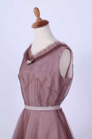 Solgt vintage tøj - Tyl selskabskjole 1950. S - Solgt - Vintage Divine - 3