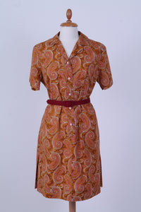Solgt vintage tøj - Sommerkjole med print 1960. M - Solgt - Vintage Divine - 1