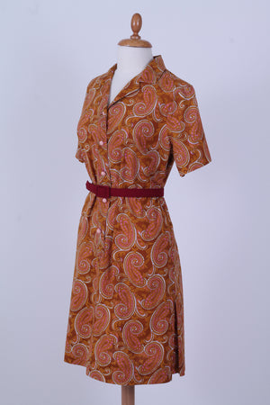 Solgt vintage tøj - Sommerkjole med print 1960. M - Solgt - Vintage Divine - 3