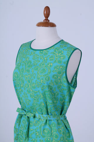 Solgt vintage tøj - Mønstret sommerkjole 1960. L-XL - Solgt - Vintage Divine - 3
