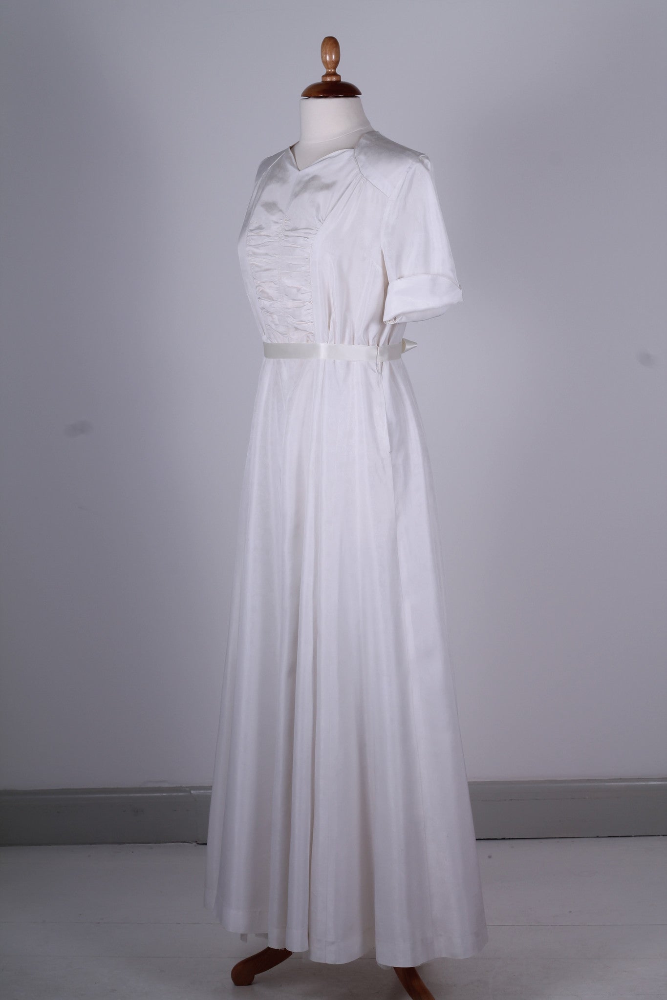 Vintage tøj - Brudekjole 1940. L - Vintage kjoler fra 1940'erne - Vintage Divine - 2