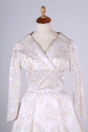 Vintage tøj - Smuk brudekjole 1958, S - Vintage kjoler fra 1950'erne - Vintage Divine - 4