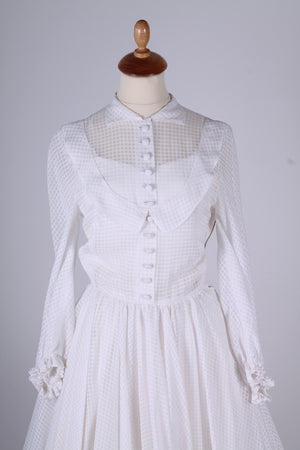 Vintage tøj - Brudekjole 1953. XS - Vintage kjoler fra 1950'erne - Vintage Divine - 3