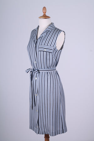 Solgt vintage tøj - Stribet sommerkjole 1960. S - Solgt - Vintage Divine - 5